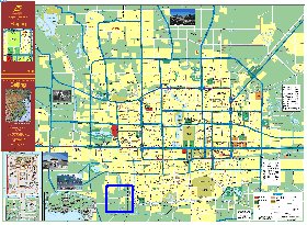 carte de Pekin en anglais