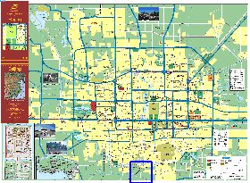 carte de Pekin en anglais