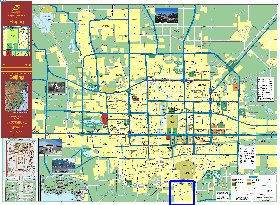 carte de Pekin en anglais