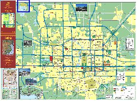 carte de Pekin en anglais