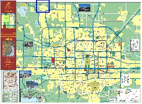 carte de Pekin en anglais