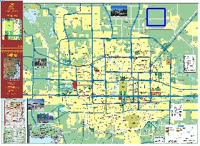 carte de Pekin en anglais