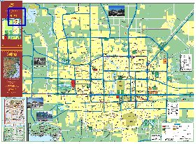 carte de Pekin en anglais