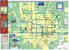 carte de Pekin en anglais