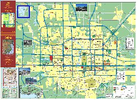 carte de Pekin en anglais