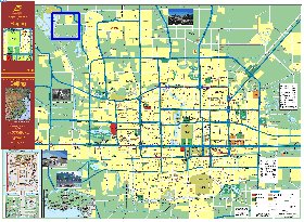 carte de Pekin en anglais