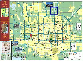 carte de Pekin en anglais