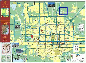 carte de Pekin en anglais