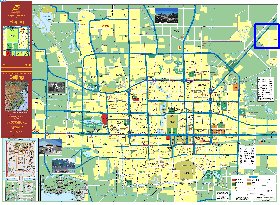 carte de Pekin en anglais