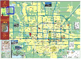 carte de Pekin en anglais