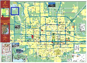 carte de Pekin en anglais