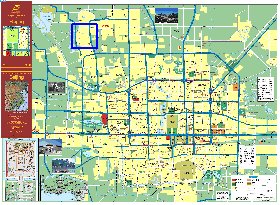 carte de Pekin en anglais