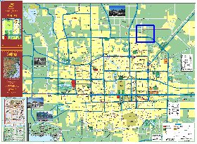 carte de Pekin en anglais