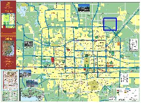 carte de Pekin en anglais