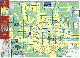 carte de Pekin en anglais