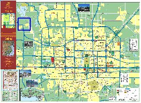 carte de Pekin en anglais