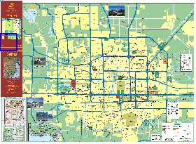 carte de Pekin en anglais