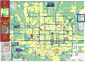 carte de Pekin en anglais