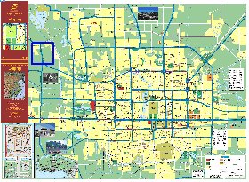 carte de Pekin en anglais