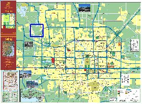 carte de Pekin en anglais