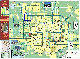 carte de Pekin en anglais