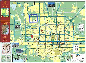 carte de Pekin en anglais