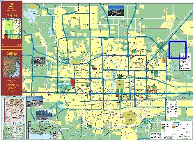 carte de Pekin en anglais