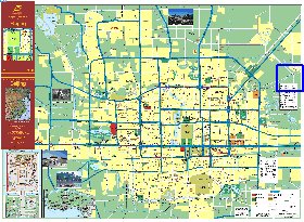 carte de Pekin en anglais