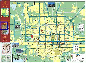 carte de Pekin en anglais