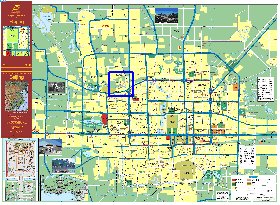 carte de Pekin en anglais