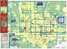 carte de Pekin en anglais