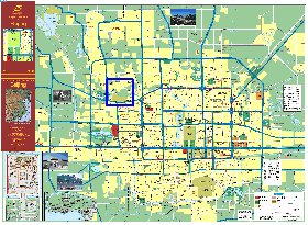 carte de Pekin en anglais