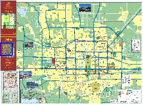 carte de Pekin en anglais