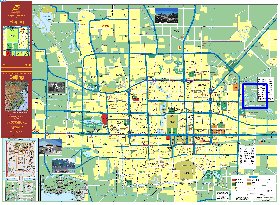 carte de Pekin en anglais