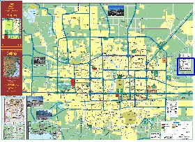 carte de Pekin en anglais