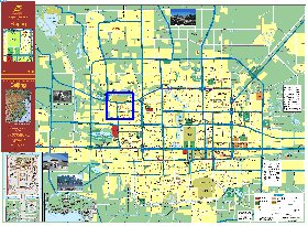 carte de Pekin en anglais