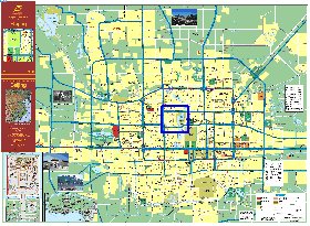 carte de Pekin en anglais