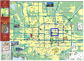 carte de Pekin en anglais