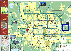 carte de Pekin en anglais