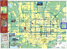 carte de Pekin en anglais