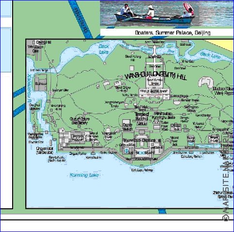 carte de Pekin en anglais