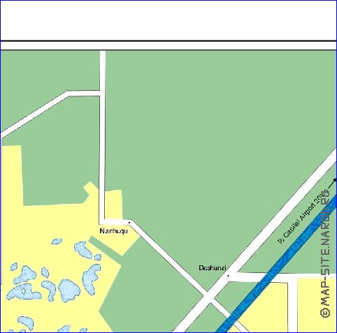 carte de Pekin en anglais