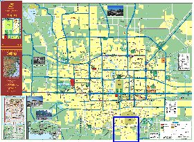 carte de Pekin en anglais