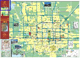 carte de Pekin en anglais