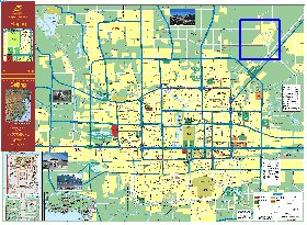 carte de Pekin en anglais