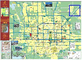 carte de Pekin en anglais