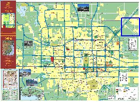 carte de Pekin en anglais