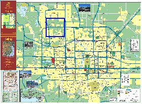 carte de Pekin en anglais