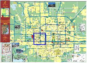 carte de Pekin en anglais