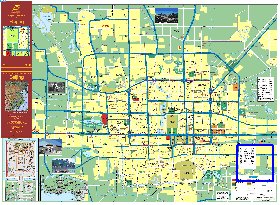 carte de Pekin en anglais